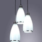 Satin Opal Glass Cluster Bell Pendant Minimalist 3-Light Chrome Suspension Light for Dining Room Clearhalo 'Ceiling Lights' 'Modern Pendants' 'Modern' 'Pendant Lights' 'Pendants' Lighting' 2593026