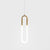 U Shaped Acrylic Ceiling Light Novelty Minimalist LED Pendant Lighting Fixture for Living Room Gold Clearhalo 'Ceiling Lights' 'Modern Pendants' 'Modern' 'Pendant Lights' 'Pendants' Lighting' 2593101