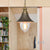 Black/Bronze/Gold Flared Hanging Light Country Style 1 Light Pendant Lighting with Clear Plastic Shade Gold Clearhalo 'Art Deco Pendants' 'Black' 'Cast Iron' 'Ceiling Lights' 'Ceramic' 'Crystal' 'Industrial Pendants' 'Industrial' 'Metal' 'Middle Century Pendants' 'Pendant Lights' 'Pendants' 'Rustic Pendants' 'Tiffany' Lighting' 259313