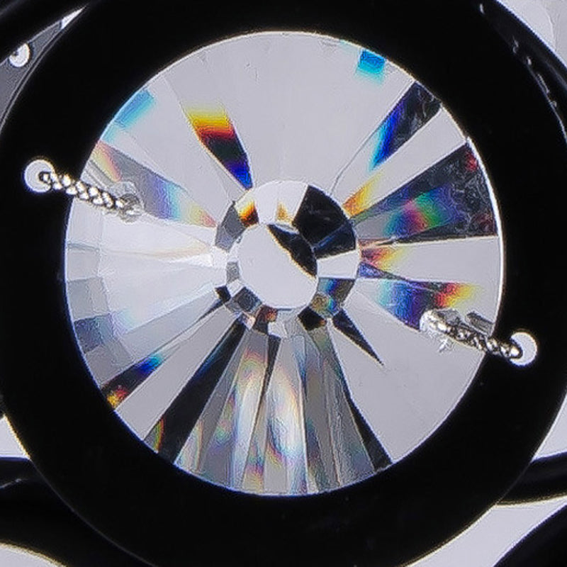 Crystal Hollowed-out Pendant Lamp Minimalist Modern Hanging Light Fixture in Dome Shape Clearhalo 'Ceiling Lights' 'Modern Pendants' 'Modern' 'Pendant Lights' 'Pendants' Lighting' 2593151