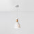 Nordic Style Ceiling Pendant Goblet Shaped Hanging Light Fixture with Metal Shade for Dining Room White Round Clearhalo 'Ceiling Lights' 'Modern Pendants' 'Modern' 'Pendant Lights' 'Pendants' Lighting' 2593252