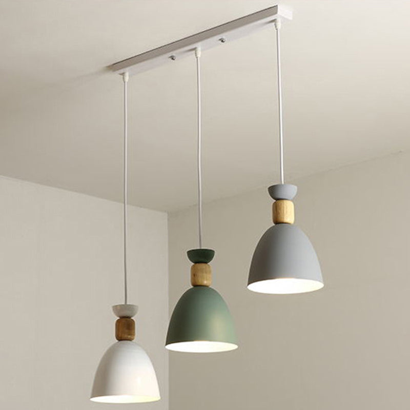 Nordic Style Ceiling Pendant Goblet Shaped Hanging Light Fixture with Metal Shade for Dining Room Clearhalo 'Ceiling Lights' 'Modern Pendants' 'Modern' 'Pendant Lights' 'Pendants' Lighting' 2593258