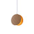 Shell Inspired Round Pendant Lamp Macaron Style Metal 1-Light Diner Ceiling Light Khaki 8" Clearhalo 'Ceiling Lights' 'Modern Pendants' 'Modern' 'Pendant Lights' 'Pendants' Lighting' 2593265
