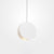 Shell Inspired Round Pendant Lamp Macaron Style Metal 1-Light Diner Ceiling Light White 8" Clearhalo 'Ceiling Lights' 'Modern Pendants' 'Modern' 'Pendant Lights' 'Pendants' Lighting' 2593269