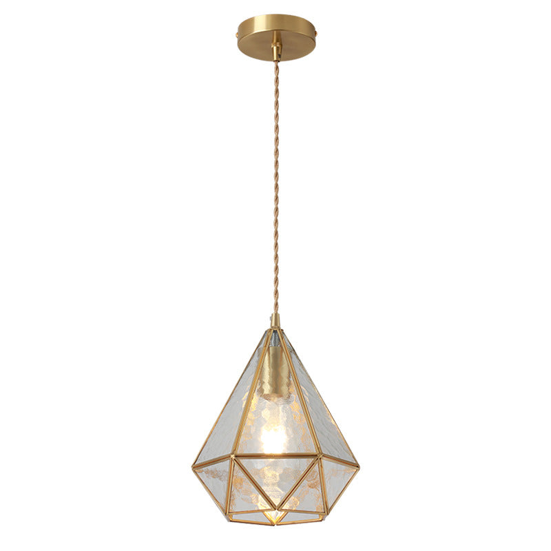 Suspended Lighting Fixture Tiffany Style Shaded Glass Hanging Pendant with Brass Canopy Clearhalo 'Ceiling Lights' 'Glass shade' 'Glass' 'Modern Pendants' 'Modern' 'Pendant Lights' 'Pendants' Lighting' 2593524