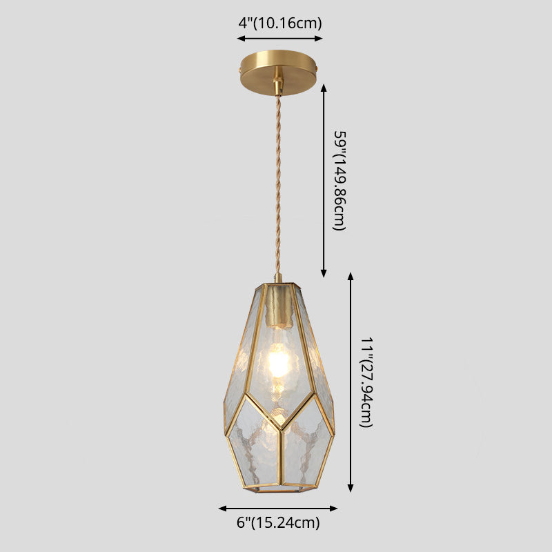 Suspended Lighting Fixture Tiffany Style Shaded Glass Hanging Pendant with Brass Canopy Clearhalo 'Ceiling Lights' 'Glass shade' 'Glass' 'Modern Pendants' 'Modern' 'Pendant Lights' 'Pendants' Lighting' 2593535