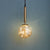 Amber Glass Ball Pendulum Light Nordic 1 Head LED Hanging Pendant with Starry String Gold Natural Clearhalo 'Ceiling Lights' 'Modern Pendants' 'Modern' 'Pendant Lights' 'Pendants' Lighting' 2593761
