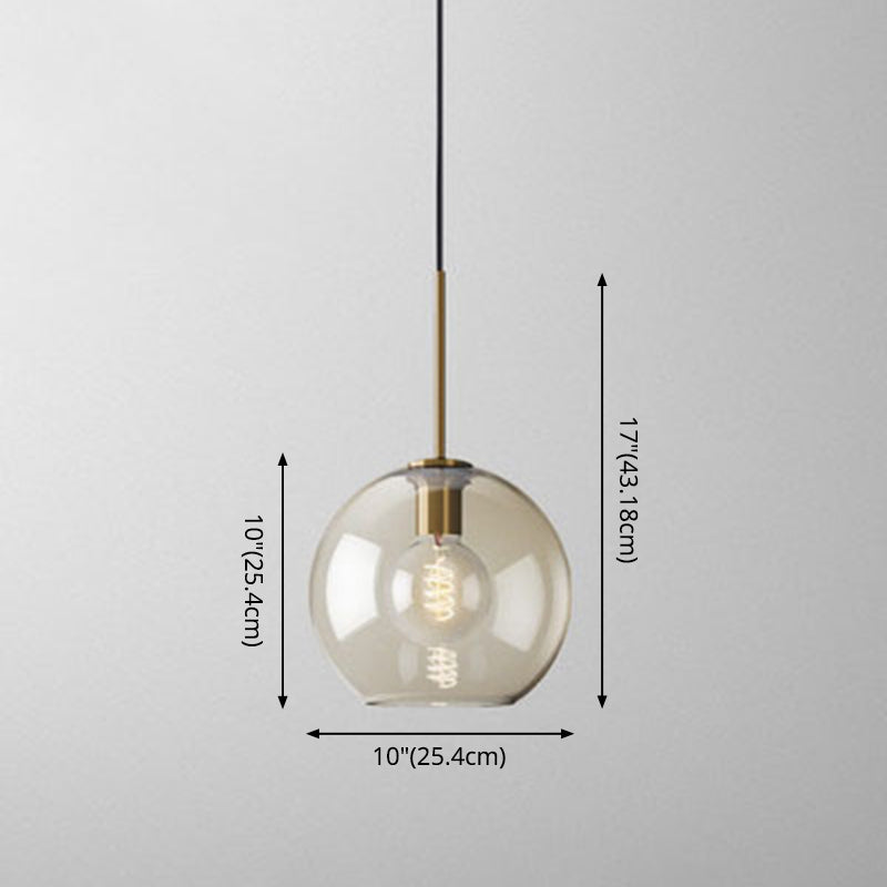 1-Light Pendant Lamp Vintage Cafe Hanging Light with Geometric Glass Shade in Brass Clearhalo 'Art Deco Pendants' 'Cast Iron' 'Ceiling Lights' 'Ceramic' 'Crystal' 'Industrial Pendants' 'Industrial' 'Metal' 'Middle Century Pendants' 'Pendant Lights' 'Pendants' 'Tiffany' Lighting' 2593786