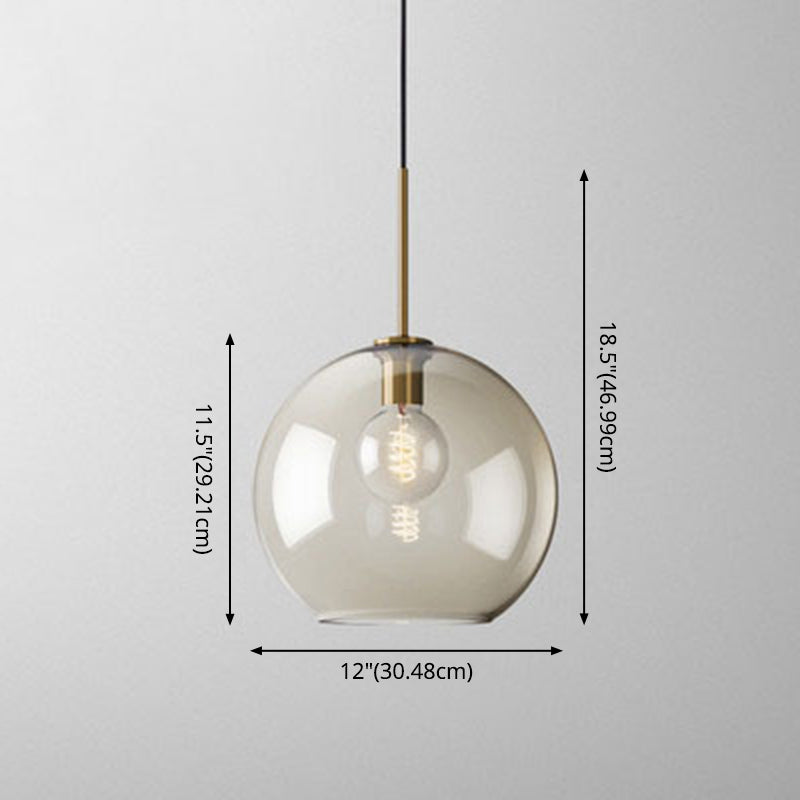 1-Light Pendant Lamp Vintage Cafe Hanging Light with Geometric Glass Shade in Brass Clearhalo 'Art Deco Pendants' 'Cast Iron' 'Ceiling Lights' 'Ceramic' 'Crystal' 'Industrial Pendants' 'Industrial' 'Metal' 'Middle Century Pendants' 'Pendant Lights' 'Pendants' 'Tiffany' Lighting' 2593787