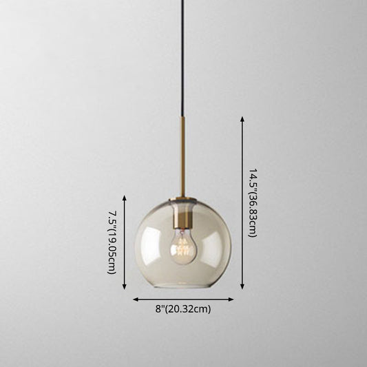 1-Light Pendant Lamp Vintage Cafe Hanging Light with Geometric Glass Shade in Brass Clearhalo 'Art Deco Pendants' 'Cast Iron' 'Ceiling Lights' 'Ceramic' 'Crystal' 'Industrial Pendants' 'Industrial' 'Metal' 'Middle Century Pendants' 'Pendant Lights' 'Pendants' 'Tiffany' Lighting' 2593790