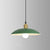 Enamel Green Shaded Suspension Lamp Retro Metal 1-Light Cafe Hanging Light Fixture Green Dome Clearhalo 'Art Deco Pendants' 'Cast Iron' 'Ceiling Lights' 'Ceramic' 'Crystal' 'Industrial Pendants' 'Industrial' 'Metal' 'Middle Century Pendants' 'Pendant Lights' 'Pendants' 'Tiffany' Lighting' 2593933