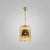 Gold Plated Birdcage Hanging Lamp Country Metal 1 Bulb Restaurant Ceiling Light with Cone Shade Black 12" Clearhalo 'Art Deco Pendants' 'Black' 'Cast Iron' 'Ceiling Lights' 'Ceramic' 'Crystal' 'Industrial Pendants' 'Industrial' 'Metal' 'Middle Century Pendants' 'Pendant Lights' 'Pendants' 'Rustic Pendants' 'Tiffany' Lighting' 2593961