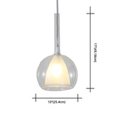 Electroplate Polishing Glass Hanging Light Ball Shape Modern Simplicity 1-Light Pendant Lamp for Dining Room Bedroom Clearhalo 'Ceiling Lights' 'Modern Pendants' 'Modern' 'Pendant Lights' 'Pendants' Lighting' 2594176