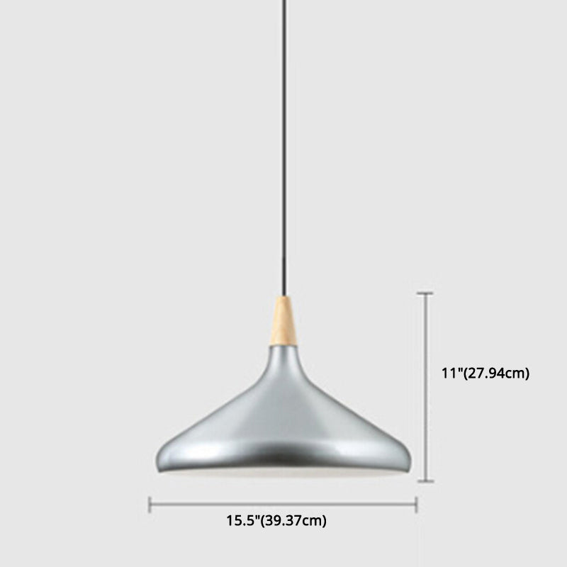 Multi Color Optional Simplicity Pendant Light Nordic Macaroon Aluminum Lampshade 1-Light Hanging Light for Kitchen Clearhalo 'Ceiling Lights' 'Modern Pendants' 'Modern' 'Pendant Lights' 'Pendants' Lighting' 2594380