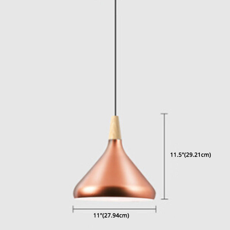 Multi Color Optional Simplicity Pendant Light Nordic Macaroon Aluminum Lampshade 1-Light Hanging Light for Kitchen Clearhalo 'Ceiling Lights' 'Modern Pendants' 'Modern' 'Pendant Lights' 'Pendants' Lighting' 2594382