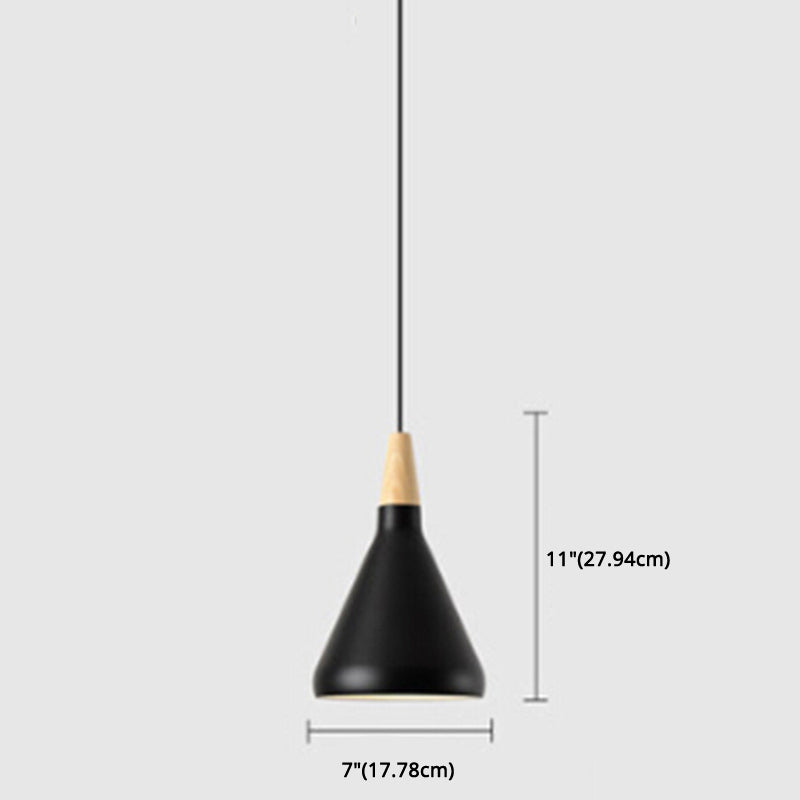 Multi Color Optional Simplicity Pendant Light Nordic Macaroon Aluminum Lampshade 1-Light Hanging Light for Kitchen Clearhalo 'Ceiling Lights' 'Modern Pendants' 'Modern' 'Pendant Lights' 'Pendants' Lighting' 2594386