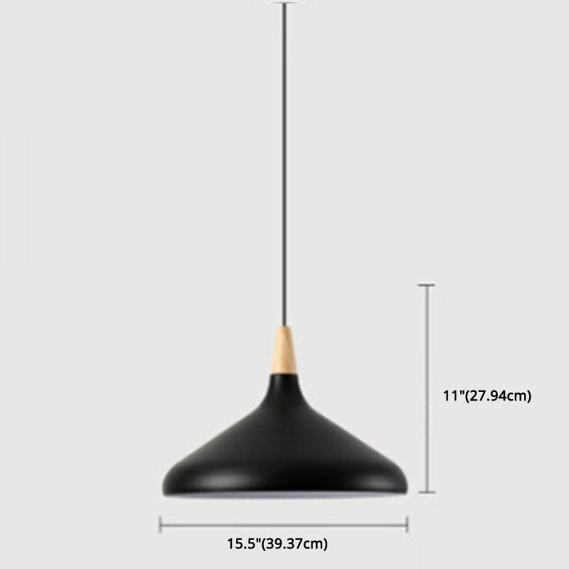 Multi Color Optional Simplicity Pendant Light Nordic Macaroon Aluminum Lampshade 1-Light Hanging Light for Kitchen Clearhalo 'Ceiling Lights' 'Modern Pendants' 'Modern' 'Pendant Lights' 'Pendants' Lighting' 2594401