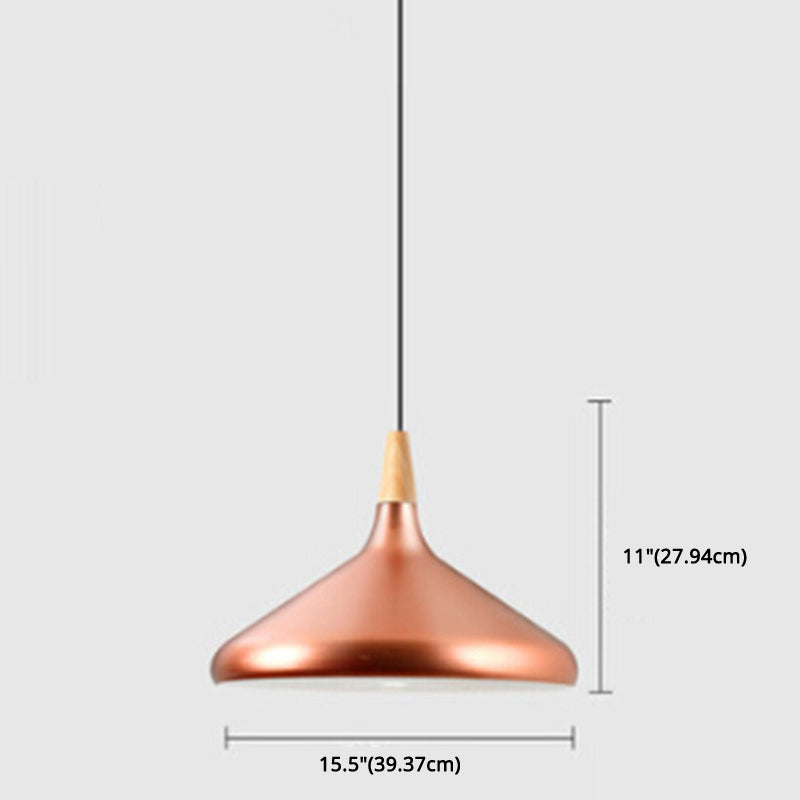 Multi Color Optional Simplicity Pendant Light Nordic Macaroon Aluminum Lampshade 1-Light Hanging Light for Kitchen Clearhalo 'Ceiling Lights' 'Modern Pendants' 'Modern' 'Pendant Lights' 'Pendants' Lighting' 2594402
