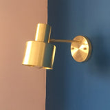 Mid-Century Home Wall Lighting 1 Head Down Lighting Mental Cage Wall Mounted Lights in Gold Clearhalo 'Cast Iron' 'Glass' 'Industrial' 'Modern wall lights' 'Modern' 'Tiffany' 'Traditional wall lights' 'Wall Lamps & Sconces' 'Wall Lights' Lighting' 2594677