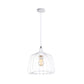 Vintage Cage Shade Light Pendant Metal Grey/White Finish 1 Light Bedroom Hanging Fixture Clearhalo 'Art Deco Pendants' 'Cast Iron' 'Ceiling Lights' 'Ceramic' 'Crystal' 'Industrial Pendants' 'Industrial' 'Metal' 'Middle Century Pendants' 'Pendant Lights' 'Pendants' 'Tiffany' Lighting' 259798