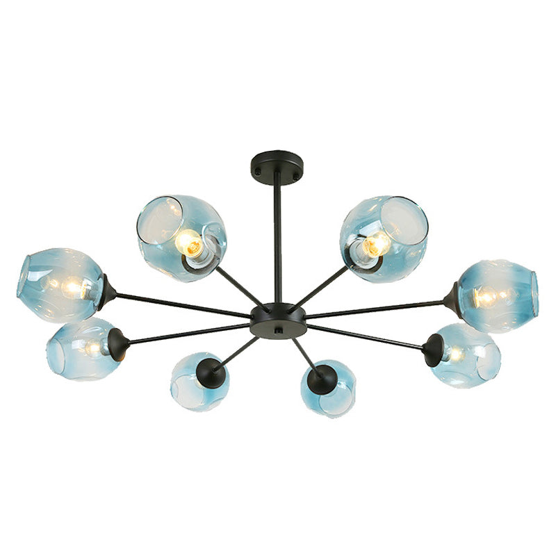 Whiskey Glass Shape Branch Suspended Light Contemporary Simplicity Hanging Lamp for Living Room Clearhalo 'Ceiling Lights' 'Chandeliers' 'Modern Chandeliers' 'Modern' Lighting' 2600209