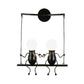 Black/White/Red Little People Sconce Light Metal Kids 2 Lights Wall Lighting Fixture for Living Room Clearhalo 'Wall Lamps & Sconces' 'Wall Lights' Lighting' 260058