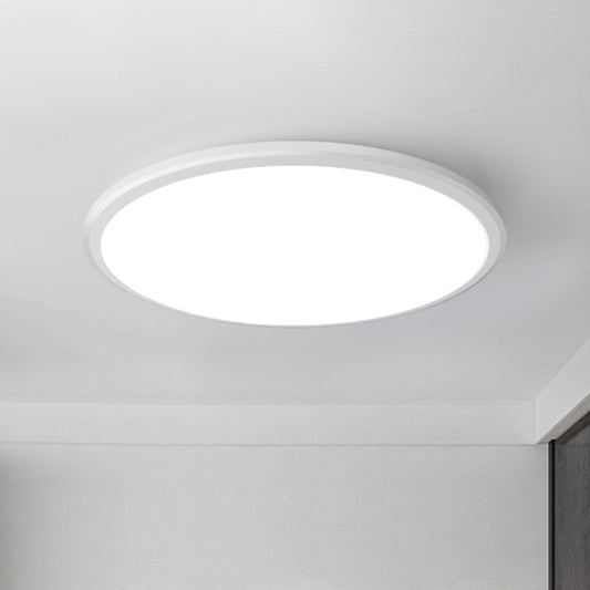 White Ultrathin Ceiling Light Simple Acrylic LED Round Flush Mount Light for Kitchen White Clearhalo 'Ceiling Lights' 'Close To Ceiling Lights' 'Lighting' 2602474