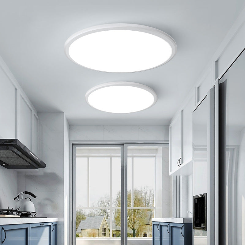 White Ultrathin Ceiling Light Simple Acrylic LED Round Flush Mount Light for Kitchen Clearhalo 'Ceiling Lights' 'Close To Ceiling Lights' 'Lighting' 2602476