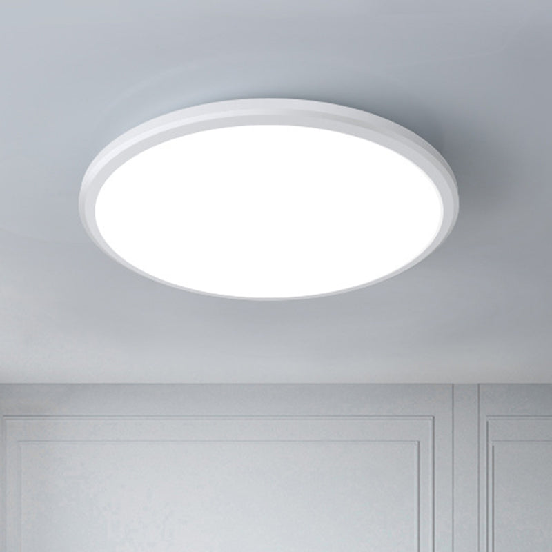 White Ultrathin Ceiling Light Simple Acrylic LED Round Flush Mount Light for Kitchen Clearhalo 'Ceiling Lights' 'Close To Ceiling Lights' 'Lighting' 2602478