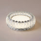 Donut Shaped Flush Light Fixture Minimalist Crystal Chrome LED Ceiling Light for Bedroom Chrome 12" Clear Clearhalo 'Ceiling Lights' 'Close To Ceiling Lights' 'Lighting' 2602547