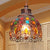 Iron Domed Suspension Lamp Bohemia Style 1 Light Ceiling Pendant Light with Crystal Accent in Weathered Copper Weathered Copper Clearhalo 'Ceiling Lights' 'Pendant Lights' 'Pendants' Lighting' 260280_8eb16962-bfe7-4546-b3a6-e4d6751616c8