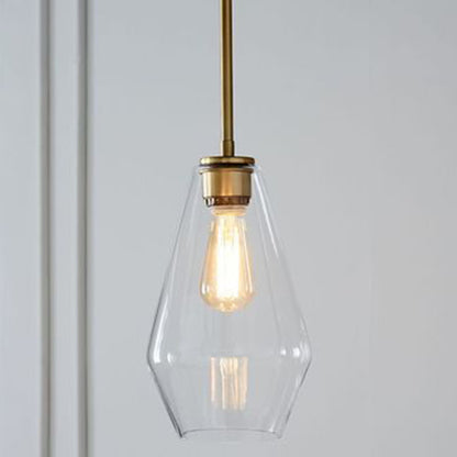 Minimalism Hanging Ceiling Light Cup-Shape Pendant Lighting Fixture with Glass Shade Clear 7" Clearhalo 'Ceiling Lights' 'Pendant Lights' 'Pendants' Lighting' options 2602828_07bc0e22-d8e7-42b2-a2c2-5f6502f2d4f0