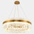LED Parlor Pendant Lighting Fixture Contemporary Gold Suspension Lamp with Circle Crystal Shade Gold Clearhalo 'Ceiling Lights' 'Pendant Lights' 'Pendants' Lighting' 2602952