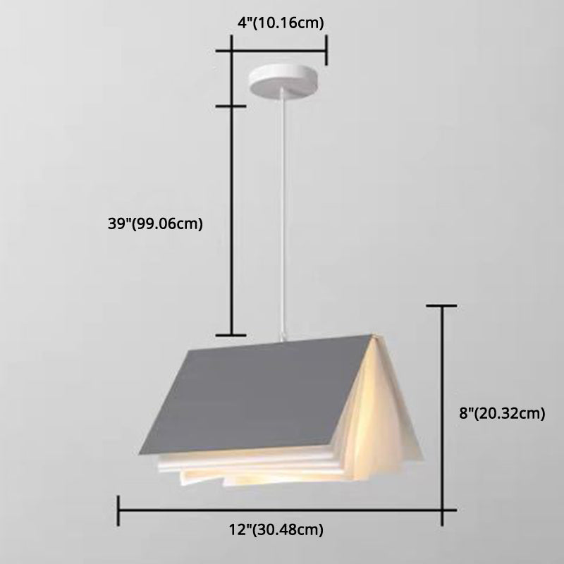 Rectangle Pendant Light Fixture Modern Style Metal Dinning Room ...