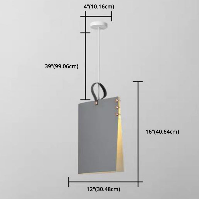 Rectangle Pendant Light Fixture Modern Style Metal Dinning Room ...