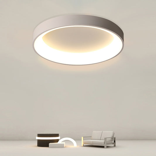 Modern Style Circle Close To Ceiling Lighting Acrylic Bedroom Ceiling Mounted Fixture Clearhalo 'Ceiling Lights' 'Close To Ceiling Lights' 'Lighting' 2604438