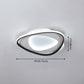 Triangle Bedroom Flush Mount Light Fixture Metal LED Modern Flush Mount Ceiling Light in Black Clearhalo 'Ceiling Lights' 'Close To Ceiling Lights' 'Lighting' 2604453