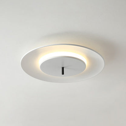 Acrylic Circle Flush Mounted Ceiling Light Nordic LED Close To Ceiling Lighting Fixture White Clearhalo 'Ceiling Lights' 'Close To Ceiling Lights' 'Lighting' 2604560