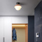 Round Ceiling Flush Mount Light Nordic Style Metal Close to Ceiling Lighting Fixture Clearhalo 'Ceiling Lights' 'Close To Ceiling Lights' 'Lighting' 2604696