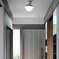 Round Ceiling Flush Mount Light Nordic Style Metal Close to Ceiling Lighting Fixture Clearhalo 'Ceiling Lights' 'Close To Ceiling Lights' 'Lighting' 2604697