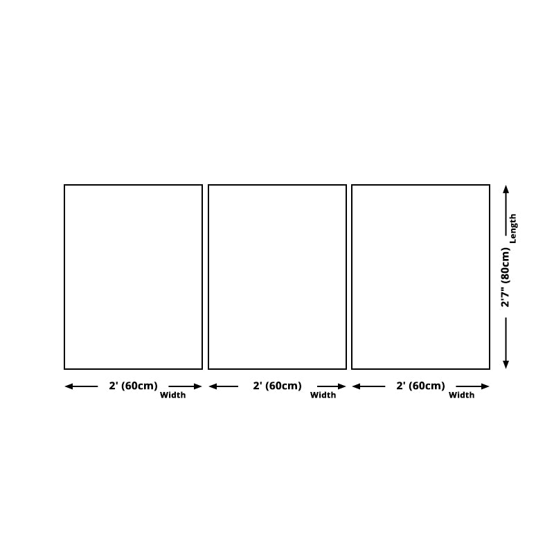 Asian Style Canvas Wall Art Black Bird Flock and Misty Forest Painting for Living Room Clearhalo 'Arts' 'Canvas Art' 2605046