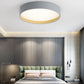 Drum Flush Light Fixtures 1 Light Metallic Modern Flush Mount Ceiling Light Fixture Clearhalo 'Ceiling Lights' 'Close To Ceiling Lights' 'Lighting' 2605585
