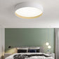 Drum Flush Light Fixtures 1 Light Metallic Modern Flush Mount Ceiling Light Fixture Clearhalo 'Ceiling Lights' 'Close To Ceiling Lights' 'Lighting' 2605586