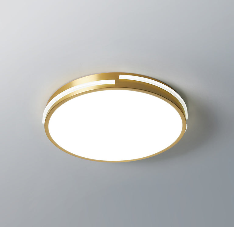 Round Flush Mount Ceiling Light Fixture Contemporary Acrylic Ceiling Mount Light Fixture for Living Room Clearhalo 'Ceiling Lights' 'Close To Ceiling Lights' 'Lighting' 2605660