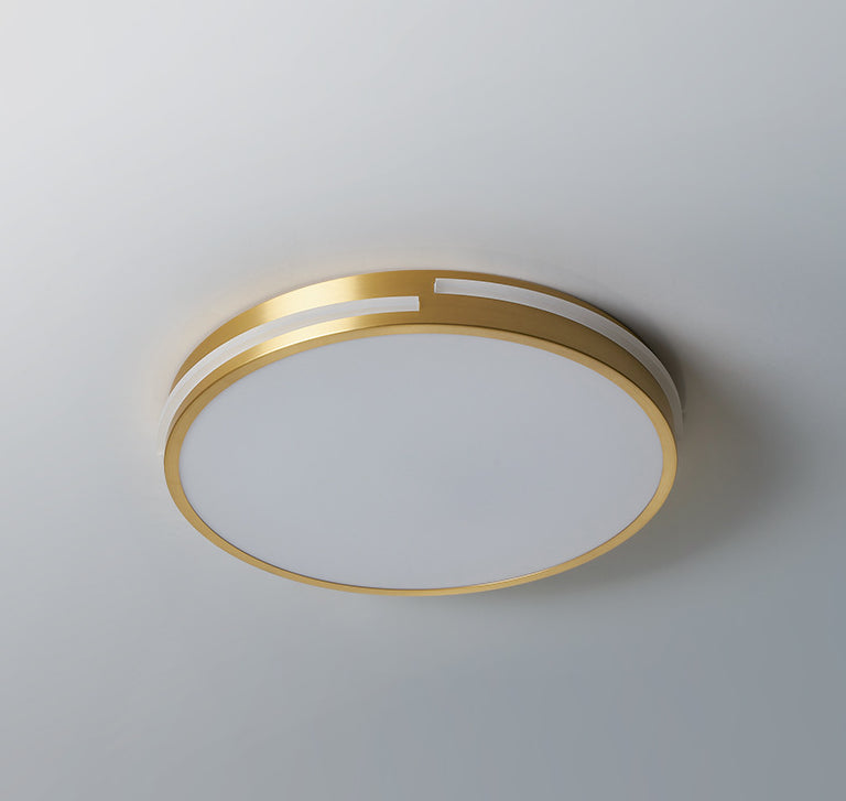 Round Flush Mount Ceiling Light Fixture Contemporary Acrylic Ceiling Mount Light Fixture for Living Room Clearhalo 'Ceiling Lights' 'Close To Ceiling Lights' 'Lighting' 2605661