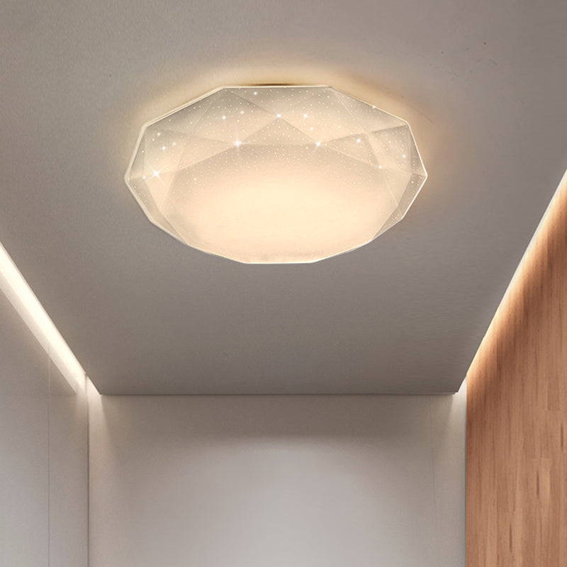 Geometric Flush Mount Ceiling Light Fixture Contemporary Acrylic Ceiling Light Fixtures for Bedroom Clearhalo 'Ceiling Lights' 'Close To Ceiling Lights' 'Lighting' 2605711