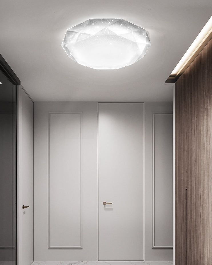 Geometric Flush Mount Ceiling Light Fixture Contemporary Acrylic Ceiling Light Fixtures for Bedroom Clearhalo 'Ceiling Lights' 'Close To Ceiling Lights' 'Lighting' 2605719