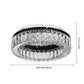 Round Flush Mount Ceiling Light Fixture Contemporary Crystal Ceiling Light Fixtures Clearhalo 'Ceiling Lights' 'Close To Ceiling Lights' 'Lighting' 2605963