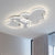 Modern Style Cloud Flush Mount Fixture Metal LED Living Room White Flushmount Lighting, Warm/White Light White White Clearhalo 'Ceiling Lights' 'Close To Ceiling Lights' 'Close to ceiling' 'Flush mount' Lighting' 260937