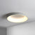 Metal Circular Flush mount Ceiling Lamp Nordic Style LED Flush Mount Lighting for Bedroom Grey 19" Clearhalo 'Ceiling Lights' 'Close To Ceiling Lights' 'Lighting' 2609777